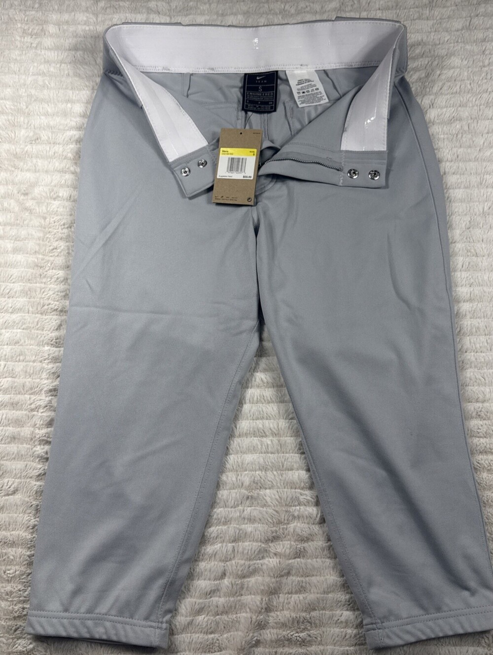 Nike Vapor Select 2 Baseball High Knicker Pant DX9152-052 Gray Men’s Size Small